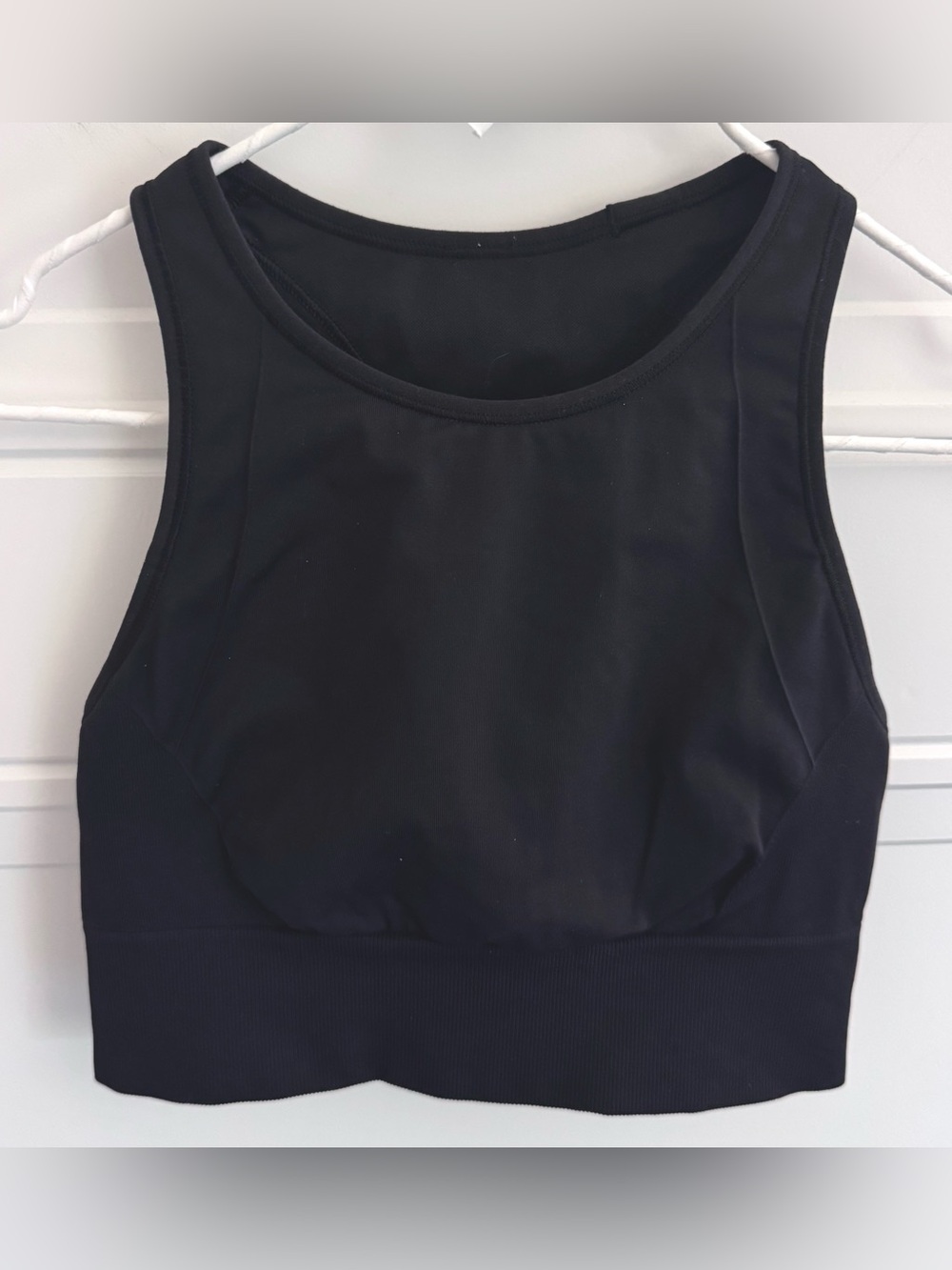 Lululemon Black Racerback Sports Bra, Size 6